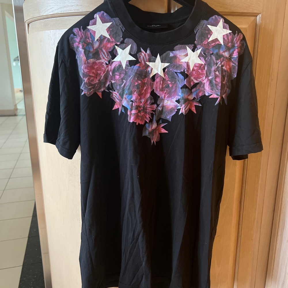 Givenchy Floral Stars Graphic T Shirt